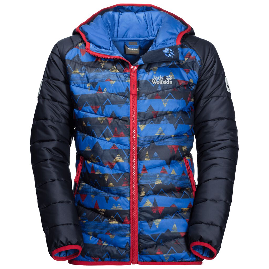 Jack Wolfskin ZENON PRINT Vestes Enfant Bleu - YPHBGQJ-10